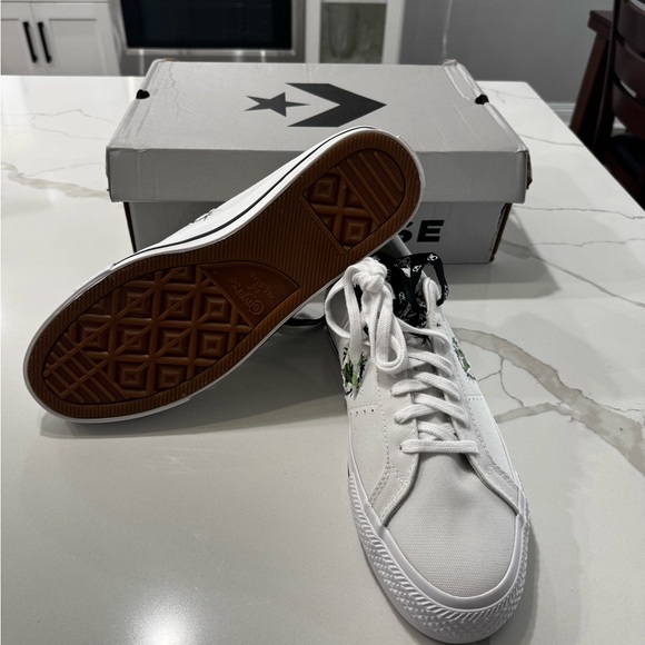 Converse One Star Pro 2000s White & Green Skate Shoes Brand NWT - Picture 3 of 5